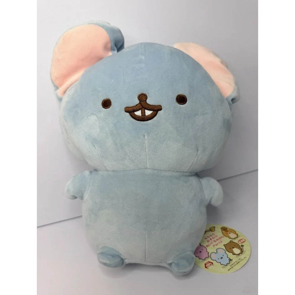 Cuddly Forest Friends Gesshizu Blue Mouse Big Plush Toy San-X Japan w/Tag